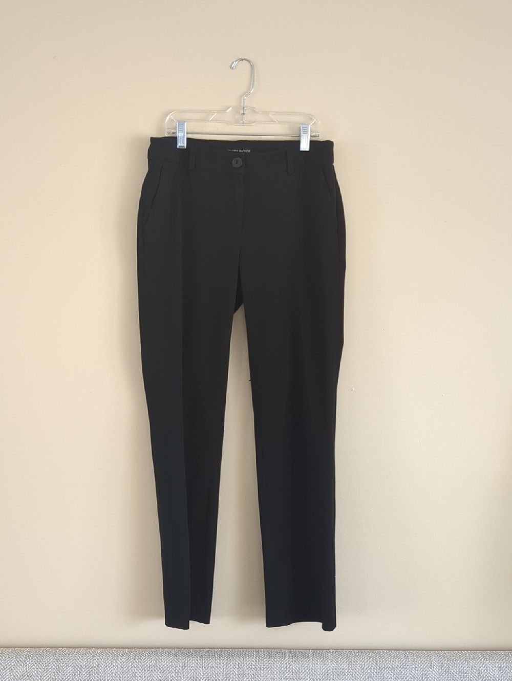 4x30 Hilary Radley Basic Minimalist Black Pants